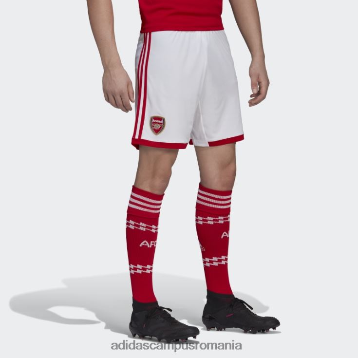 adidas campus romania pantaloni scurți home arsenal 22/23 alb adidas bărbați alb J266N213278