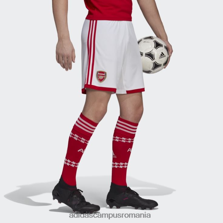 adidas campus romania pantaloni scurți home arsenal 22/23 alb adidas bărbați alb J266N213278