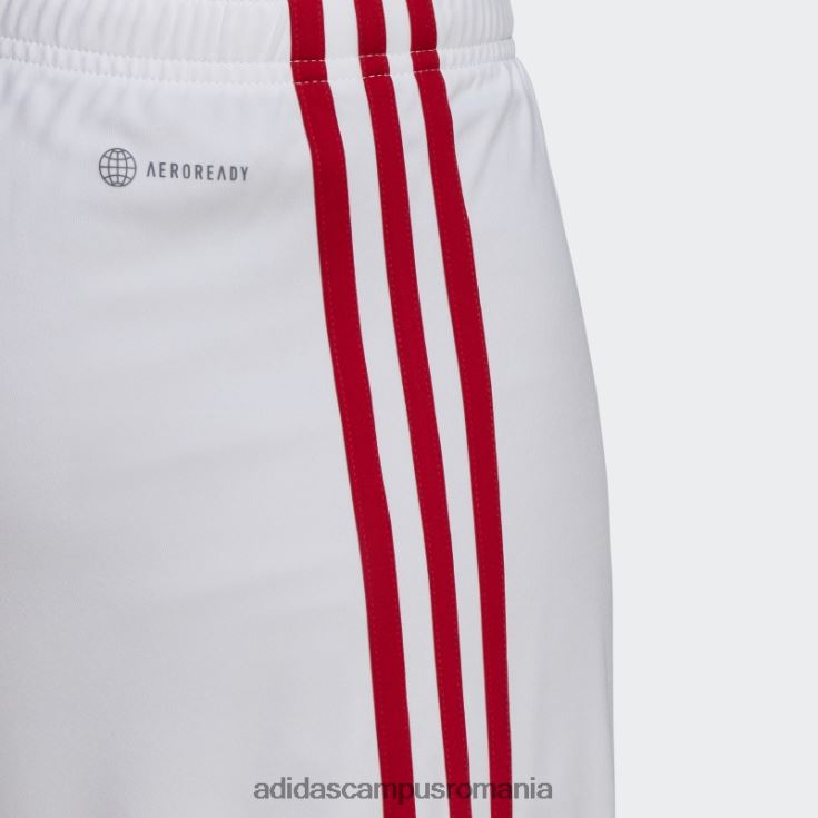 adidas campus romania pantaloni scurți home arsenal 22/23 alb adidas bărbați alb J266N213278
