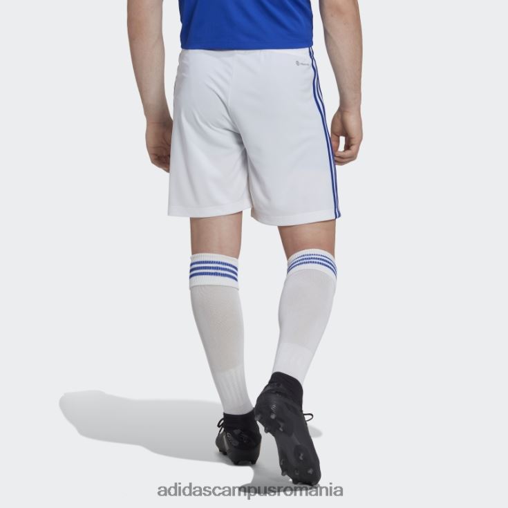 adidas campus romania pantaloni scurți home leicester city fc 22/23 alb fierbinți bărbați alb J266N214363