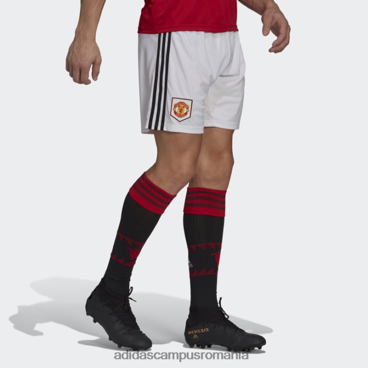 adidas campus romania pantaloni scurți home manchester united 22/23 alb bărbați alb J266N213147