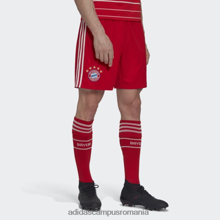 adidas campus romania pantaloni scurți home roșu fc bayern 22/23 bărbați roșu J266N214315