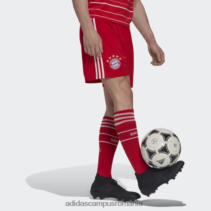 adidas campus romania pantaloni scurți home roșu fc bayern 22/23 bărbați roșu J266N214315