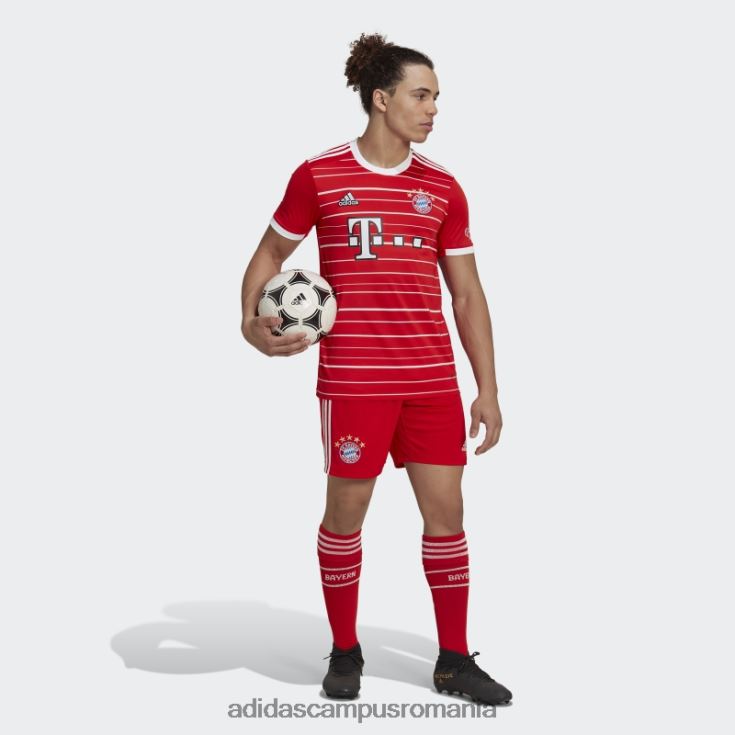 adidas campus romania pantaloni scurți home roșu fc bayern 22/23 bărbați roșu J266N214315