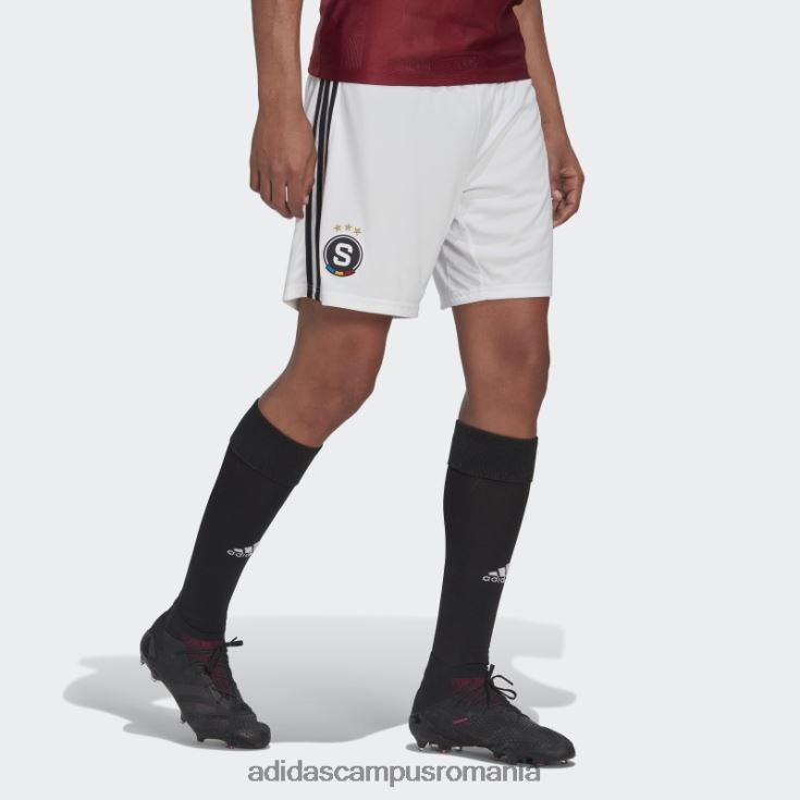adidas campus romania pantaloni scurți home sparta praga 22/23 alb bărbați alb J266N214387