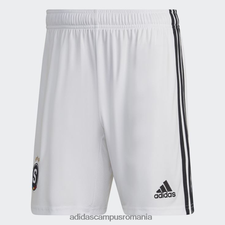 adidas campus romania pantaloni scurți home sparta praga 22/23 alb bărbați alb J266N214387