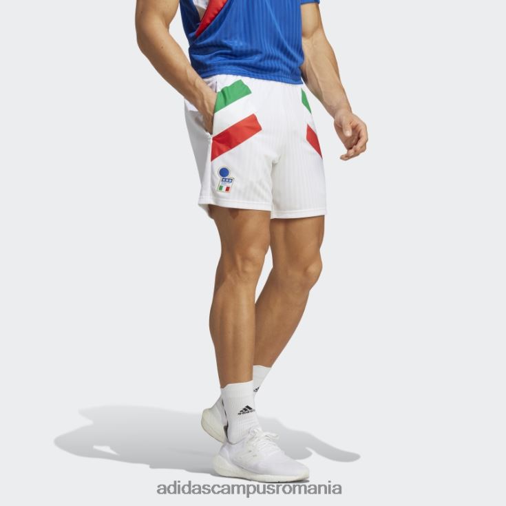 adidas campus romania pantaloni scurți icon italia alb bărbați alb J266N26236