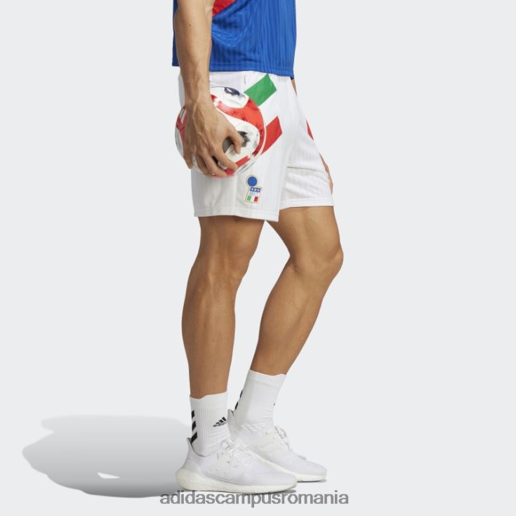 adidas campus romania pantaloni scurți icon italia alb bărbați alb J266N26236