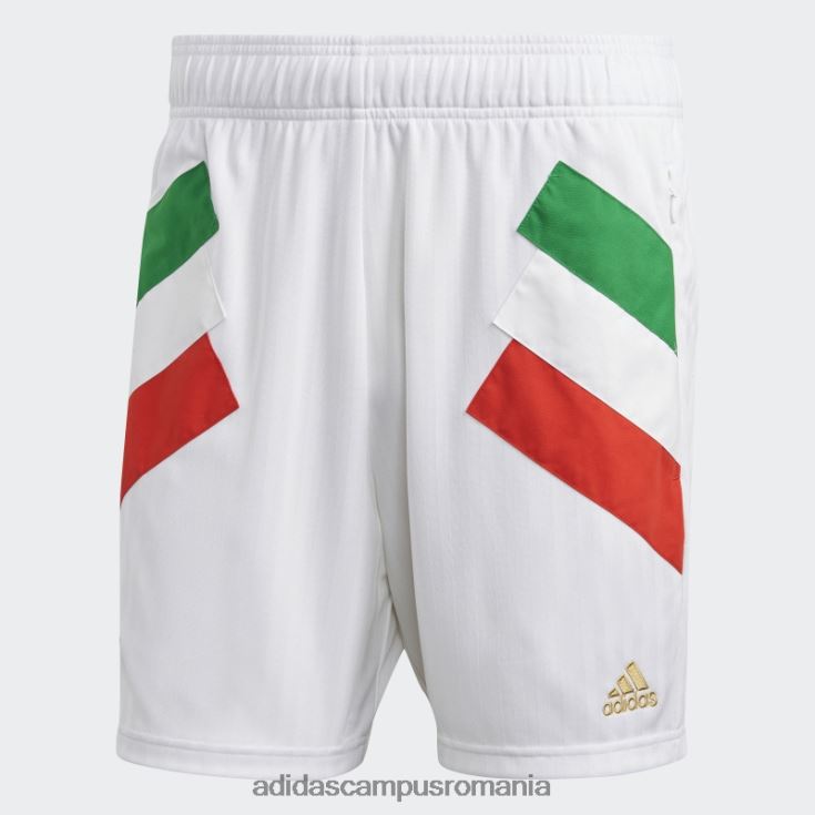 adidas campus romania pantaloni scurți icon italia alb bărbați alb J266N26236