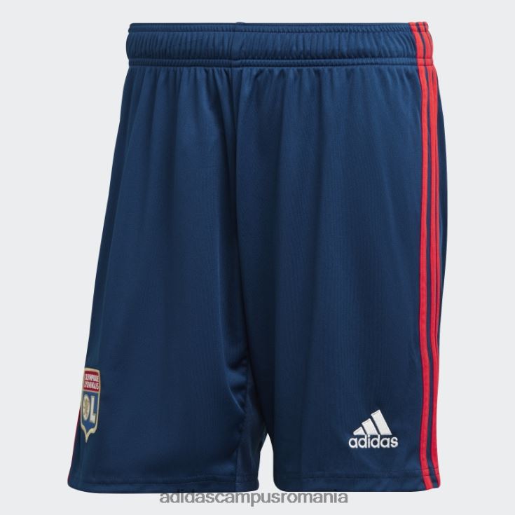 adidas campus romania pantaloni scurți mystery blue olympique lyonnais 22/23 deplasare bărbați misterul albastru J266N214368