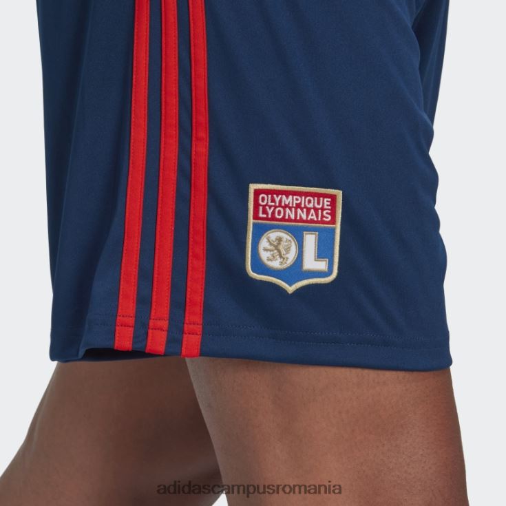 adidas campus romania pantaloni scurți mystery blue olympique lyonnais 22/23 deplasare bărbați misterul albastru J266N214368