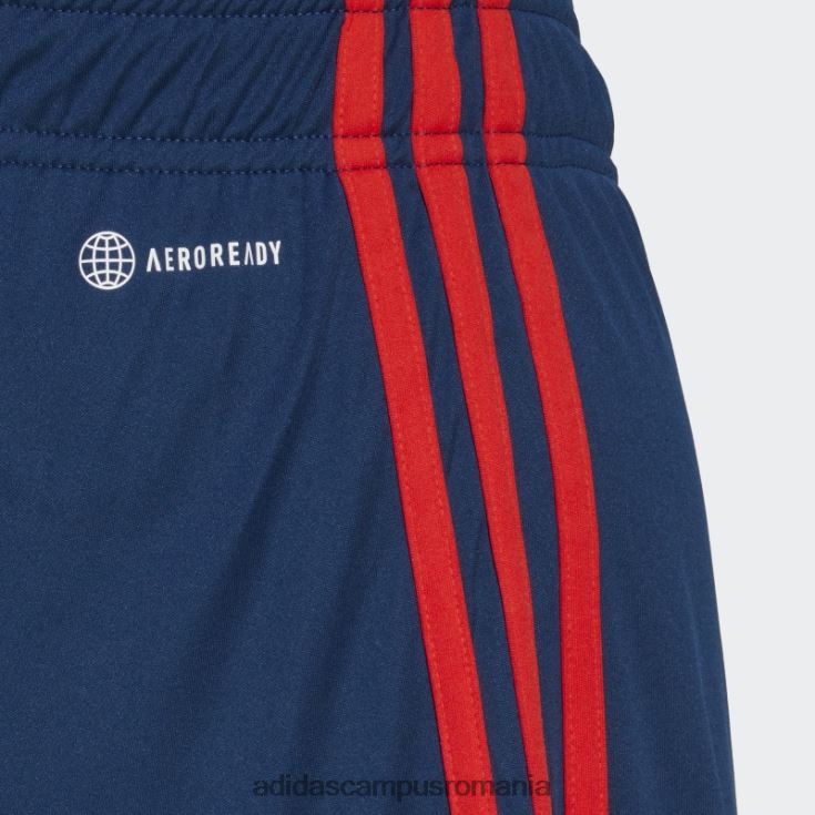 adidas campus romania pantaloni scurți mystery blue olympique lyonnais 22/23 deplasare bărbați misterul albastru J266N214368