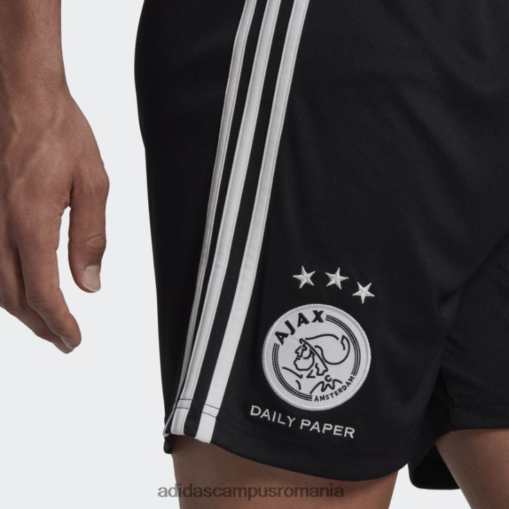 adidas campus romania pantaloni scurți negru ajax amsterdam x daily paper 22/23 al treilea adidas bărbați negru J266N214559