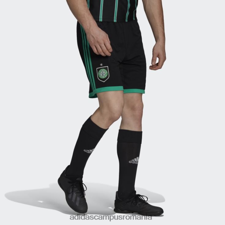 adidas campus romania pantaloni scurți negru celtic fc 22/23 deplasare bărbați negru J266N214243