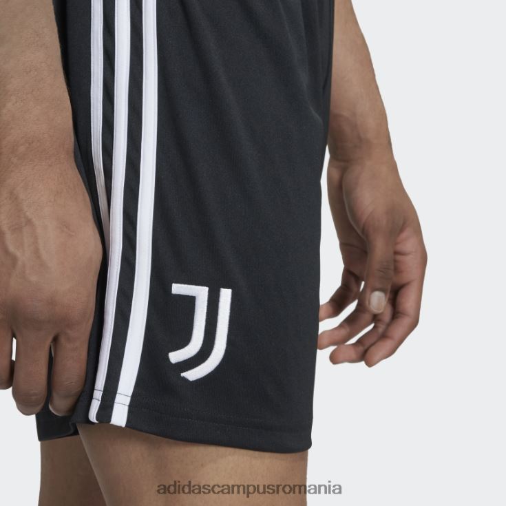 adidas campus romania pantaloni scurți negru juventus 22/23 deplasare adidas bărbați alb negru J266N214421