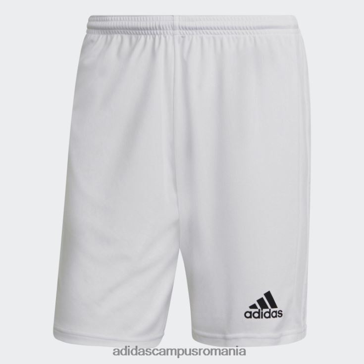 adidas campus romania pantaloni scurți squadra 21 alb fashion bărbați alb J266N26192