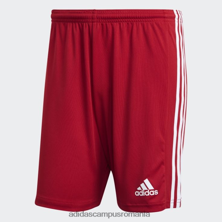 adidas campus romania pantaloni scurți squadra 21 roșii bărbați rosu alb J266N26500