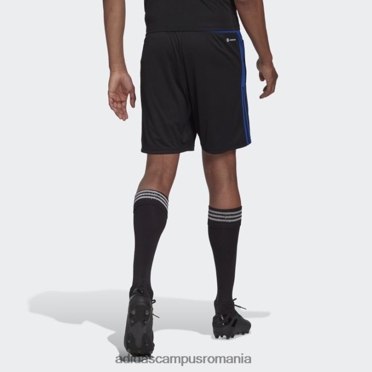 adidas campus romania pantaloni scurți tiro essentials negru bărbați negru/albastru regal J266N214569