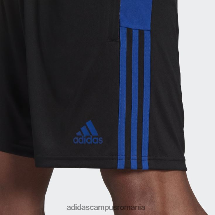 adidas campus romania pantaloni scurți tiro essentials negru bărbați negru/albastru regal J266N214569