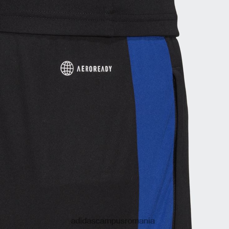 adidas campus romania pantaloni scurți tiro essentials negru bărbați negru/albastru regal J266N214569