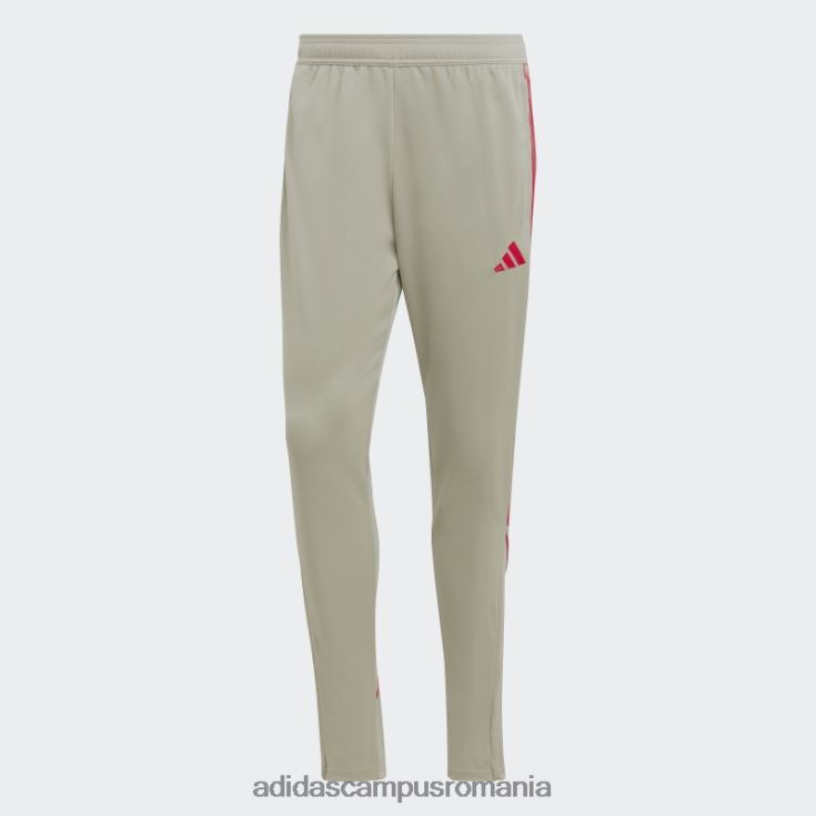 adidas campus romania pantaloni tiro pebble argintiu bărbați pietriș argintiu/stacojiu J266N25465