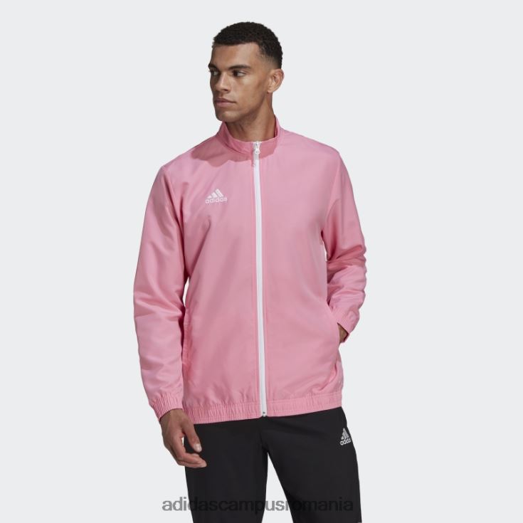 adidas campus romania pink glow entrada 22 prezentare track top bărbați strălucire roz J266N214254
