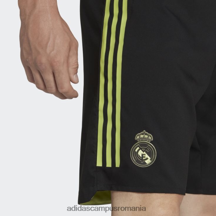 adidas campus romania real madrid 22/23 treilea pantaloni scurți autentici negri bărbați negru/var J266N214395