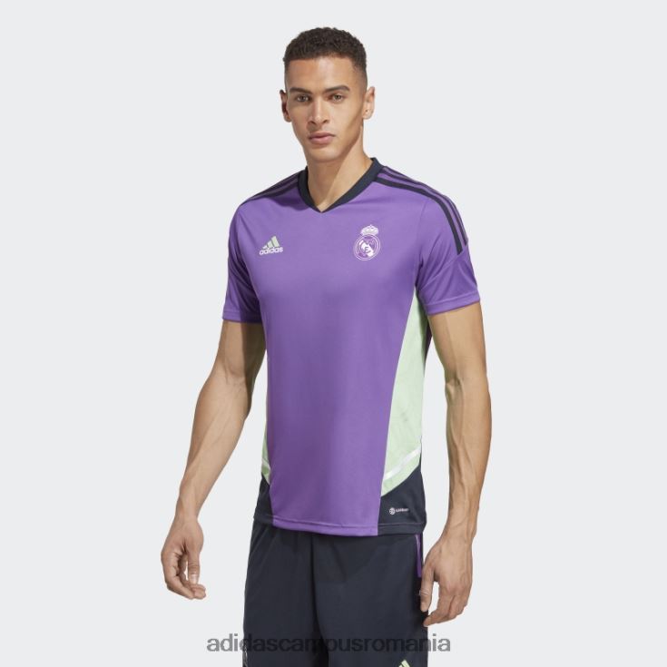 adidas campus romania real madrid condivo 22 tricou de antrenament mov fashion bărbați Violet J266N25455