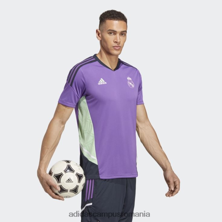 adidas campus romania real madrid condivo 22 tricou de antrenament mov fashion bărbați Violet J266N25455