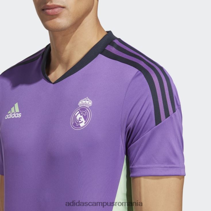adidas campus romania real madrid condivo 22 tricou de antrenament mov fashion bărbați Violet J266N25455