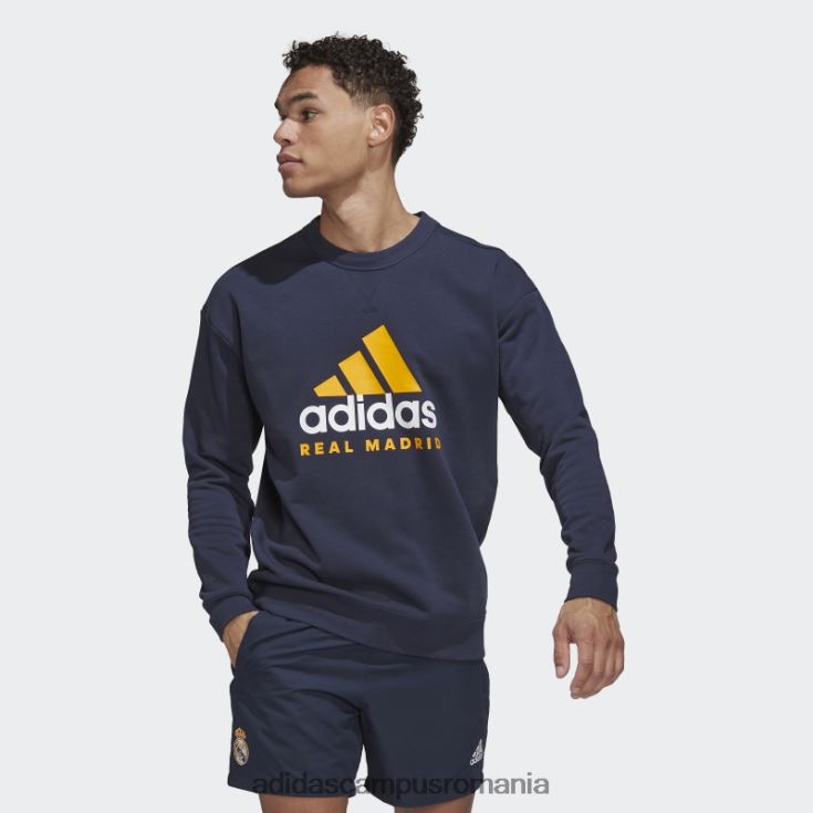 adidas campus romania real madrid dna crew hanorac noapte bleumarin bărbați marina de noapte J266N214192