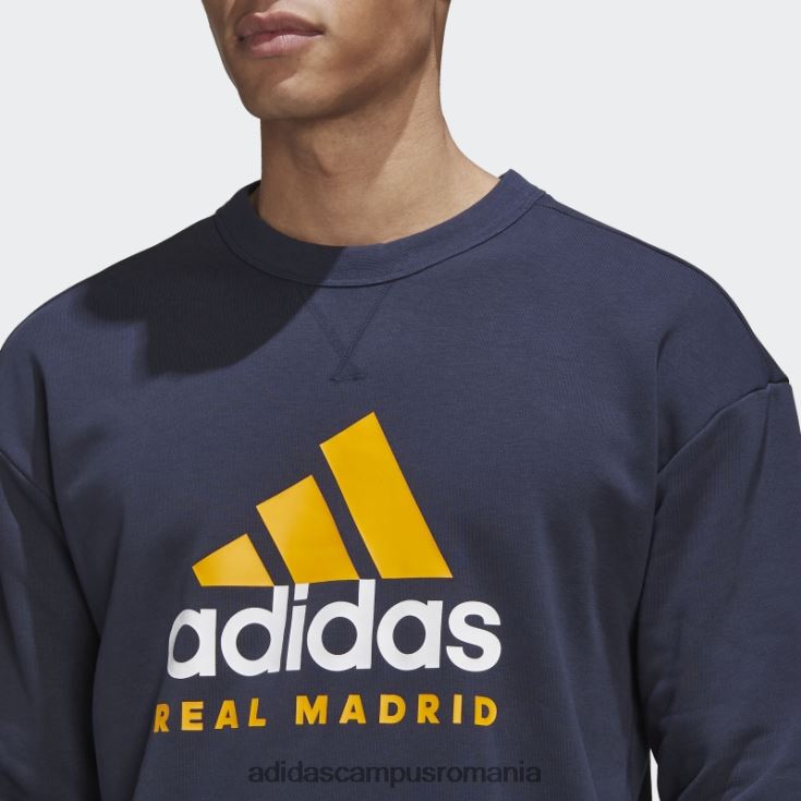adidas campus romania real madrid dna crew hanorac noapte bleumarin bărbați marina de noapte J266N214192