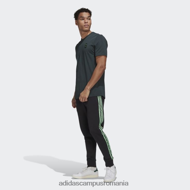 adidas campus romania real madrid tiro 21 lifestyler tricou din bumbac greu verde bărbați verde J266N214372