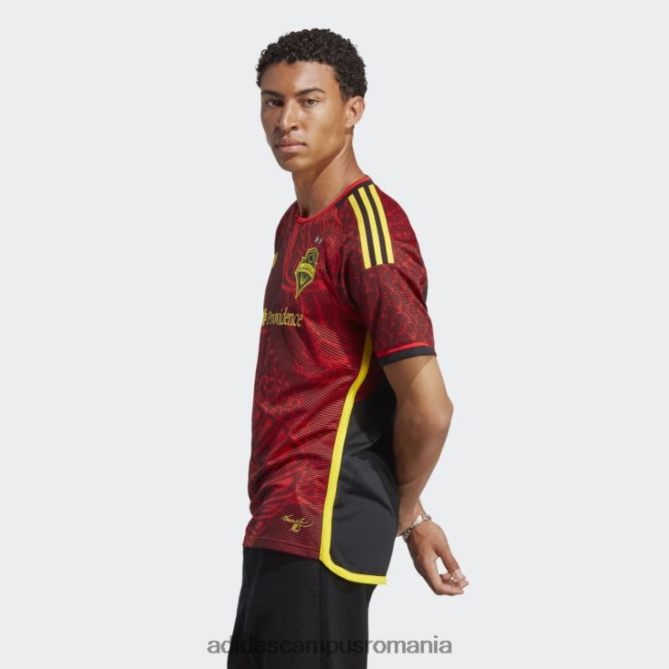 adidas campus romania red seattle sounders fc 23/24 deplasare tricou autentic adidas bărbați roșu/negru J266N213173
