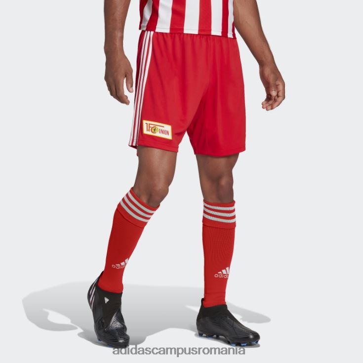 adidas campus romania roșu 1. fc union berlin 22/23 pantaloni scurți acasă adidas bărbați roșu J266N214307