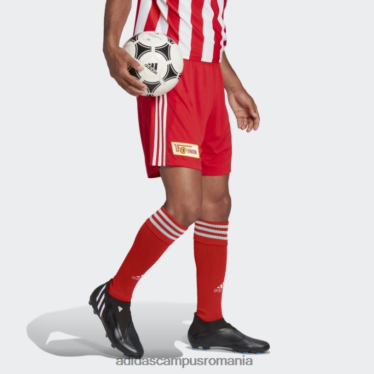 adidas campus romania roșu 1. fc union berlin 22/23 pantaloni scurți acasă adidas bărbați roșu J266N214307