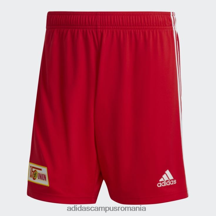 adidas campus romania roșu 1. fc union berlin 22/23 pantaloni scurți acasă adidas bărbați roșu J266N214307
