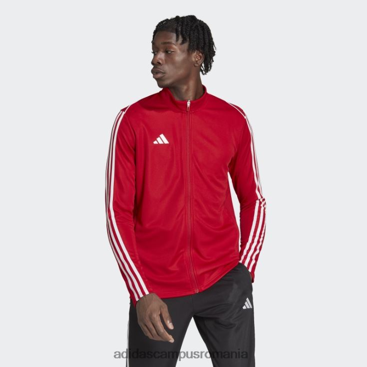 adidas campus romania roșu fierbinte tiro 23 league jachetă de antrenament bărbați roșu J266N24894