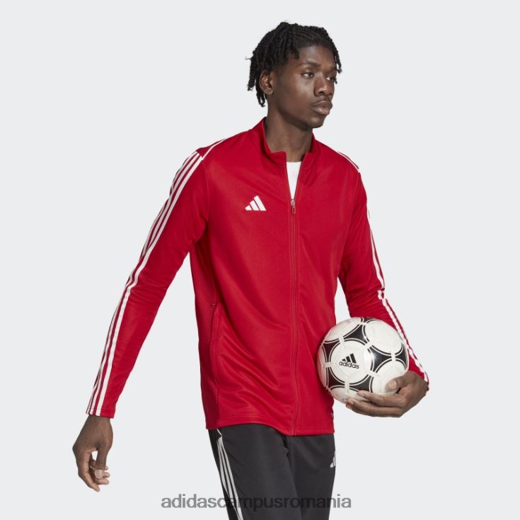 adidas campus romania roșu fierbinte tiro 23 league jachetă de antrenament bărbați roșu J266N24894