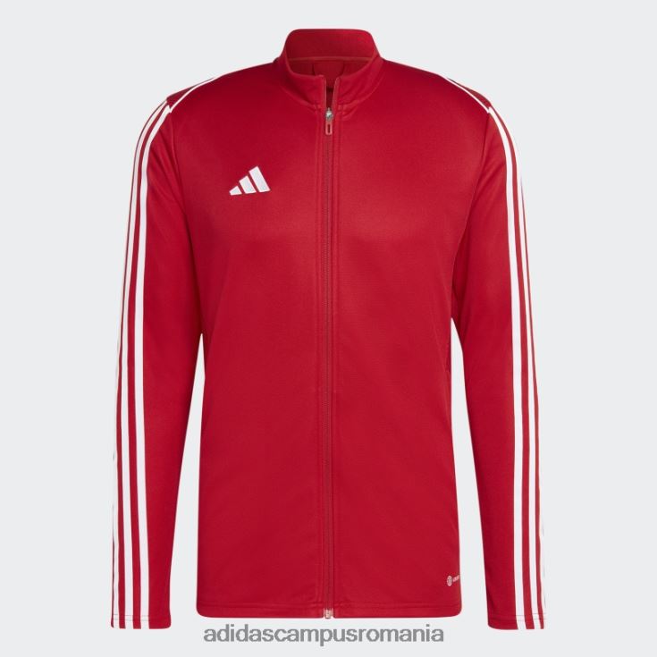 adidas campus romania roșu fierbinte tiro 23 league jachetă de antrenament bărbați roșu J266N24894
