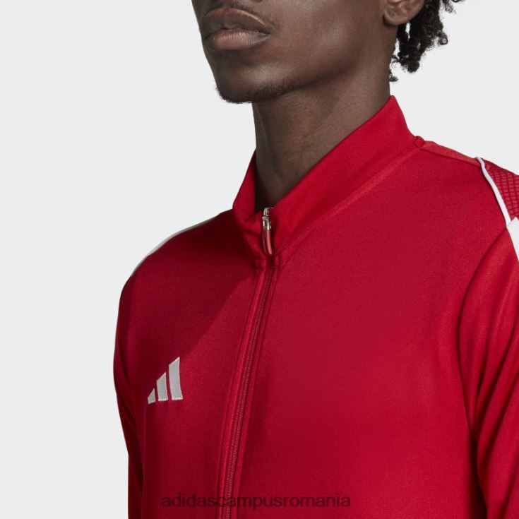 adidas campus romania roșu fierbinte tiro 23 league jachetă de antrenament bărbați roșu J266N24894