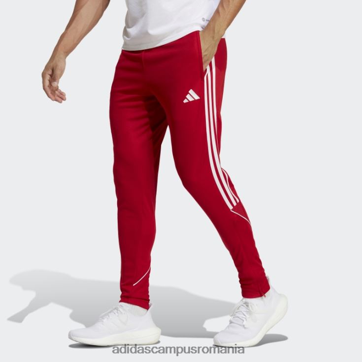 adidas campus romania roșu tiro 23 league pantaloni fashion bărbați roșu J266N24852