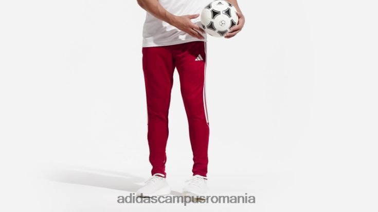 adidas campus romania roșu tiro 23 league pantaloni fashion bărbați roșu J266N24852