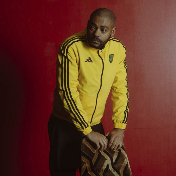 adidas campus romania sacou reversibil jamaica anthem adidas auriu bărbați auriu/negru J266N26474