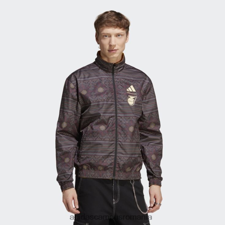 adidas campus romania sacou reversibil jamaica anthem adidas auriu bărbați auriu/negru J266N26474