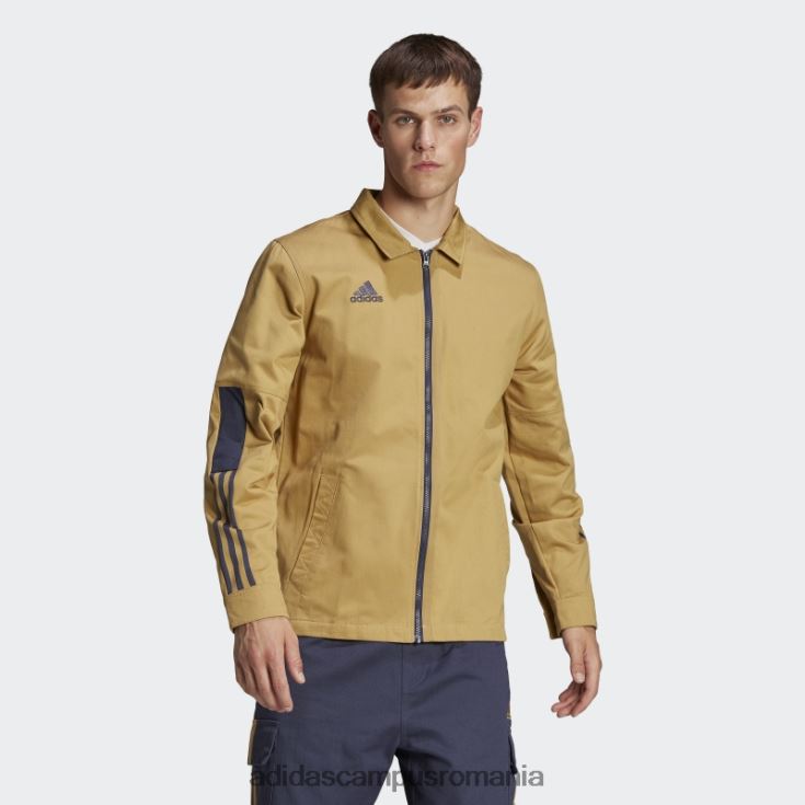 adidas campus romania supracămașă tiro bej auriu bărbați bej auriu J266N214710