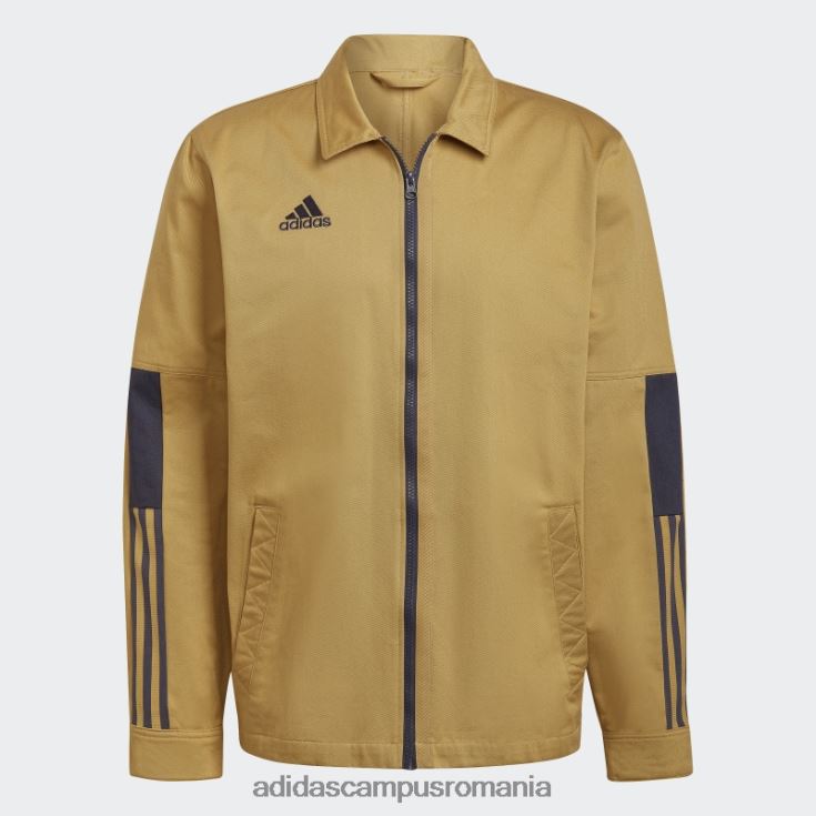 adidas campus romania supracămașă tiro bej auriu bărbați bej auriu J266N214710