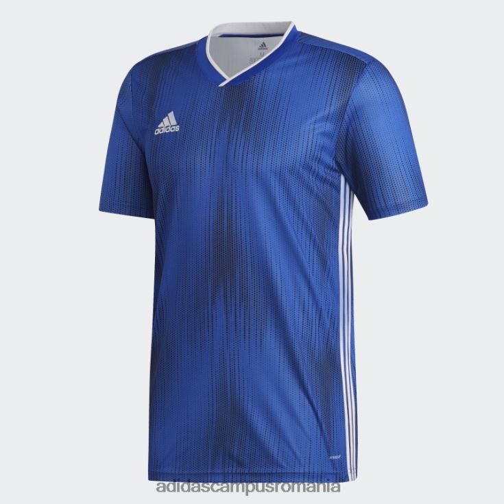 adidas campus romania tiro 19 tricou alb fashion bărbați albastru îndrăzneț/alb J266N215165