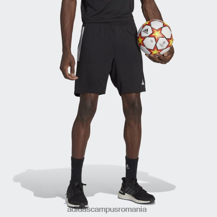 adidas campus romania tiro 23 pro heat.rdy pantaloni scurți negri bărbați alb negru J266N213784