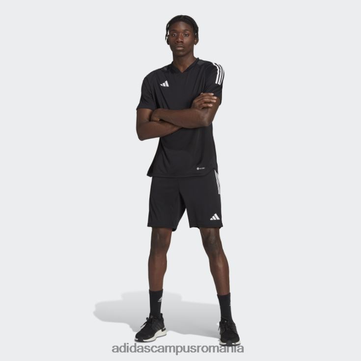 adidas campus romania tiro 23 pro heat.rdy pantaloni scurți negri bărbați alb negru J266N213784